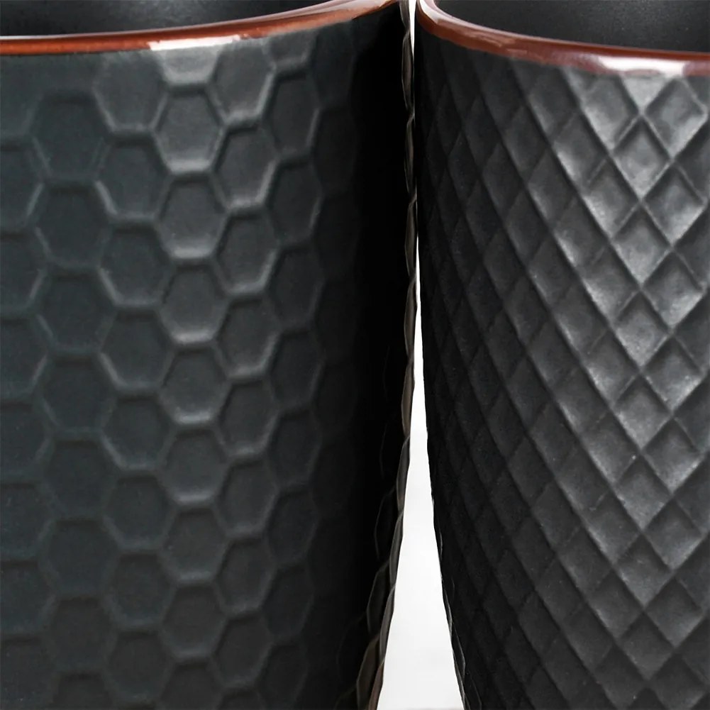 Комплект от 4 чаши 400мл, черен