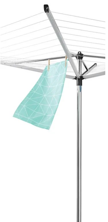 Външен простор Brabantia TopSpinner 1003461, 50 м, Метален шиш за вкопаване, Резистентен на корозия, Инокс