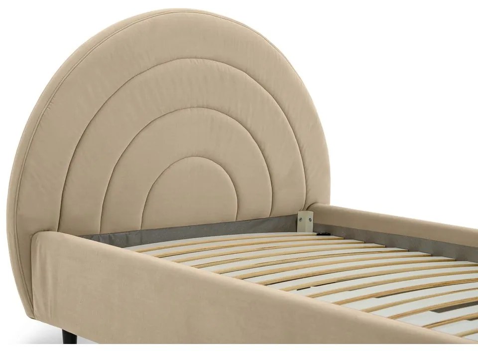 Бежово детско легло 90x200 cm Rainbow – Scandic