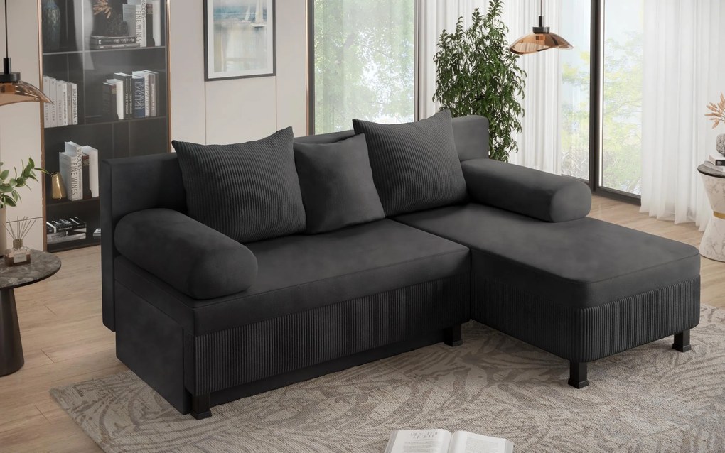 Разтегателен ъглов диван Делано S