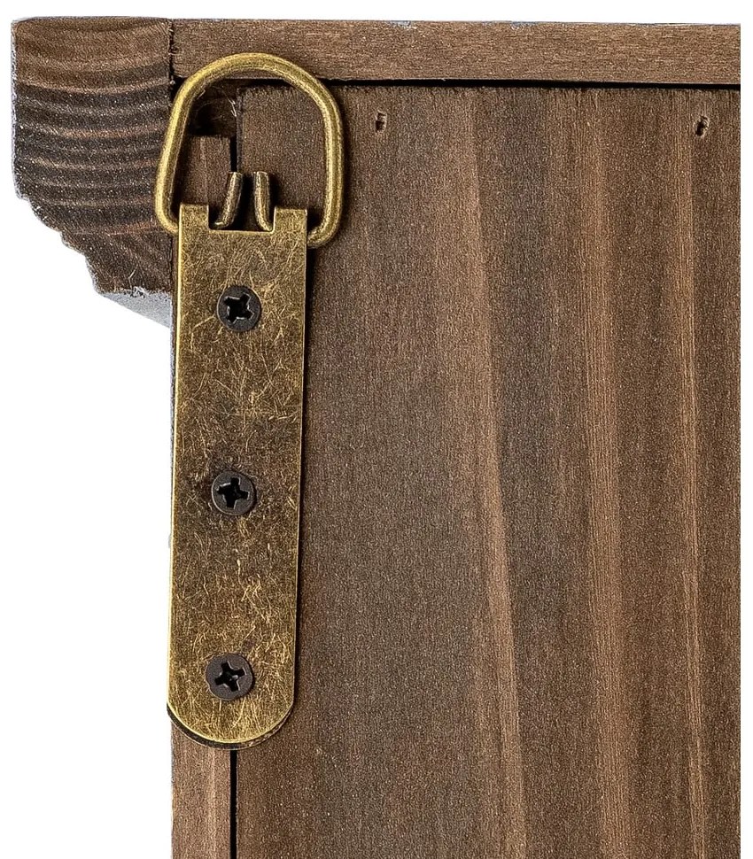 Синя висяща витрина от масивна ела 81x91 cm Hazem – Bloomingville