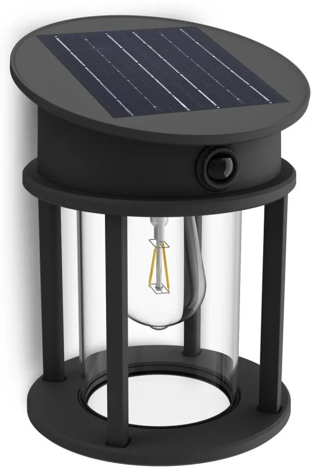 Philips LED соларен стенен сензор GERI LED/3,2W/3,7V 4000K IP44