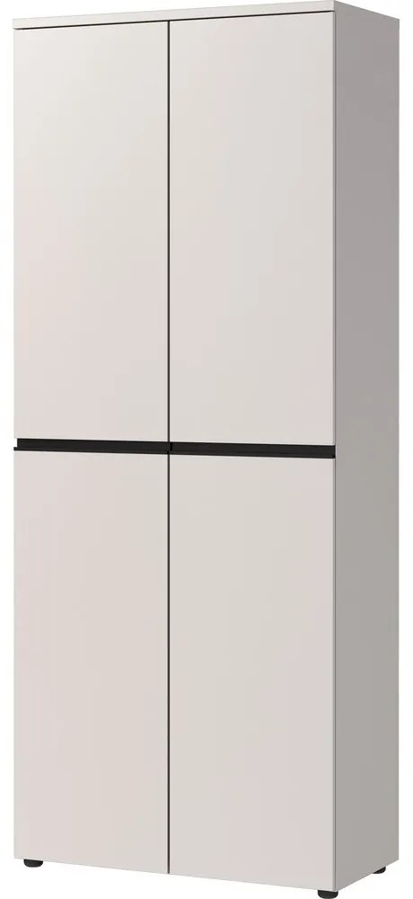 Кремав гардероб 81x197 cm Bedano – Germania