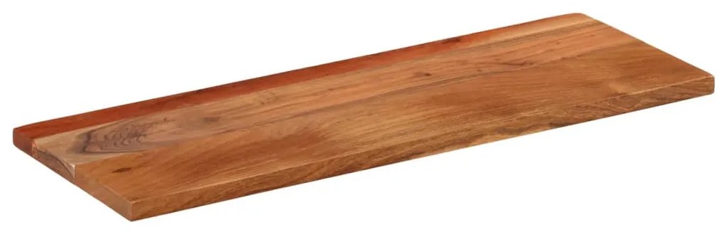 370882 vidaXL Плот за маса, 80x20x2,5 см, правоъгълен, акация масив