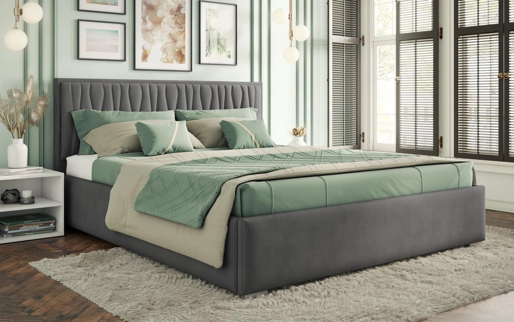 Тапицирана спалня за матрак 160/200 Форино