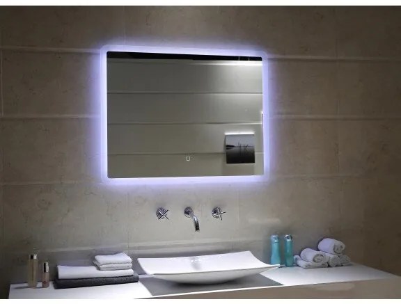 LED огледало с нагревател ICL 1801, 140x100см