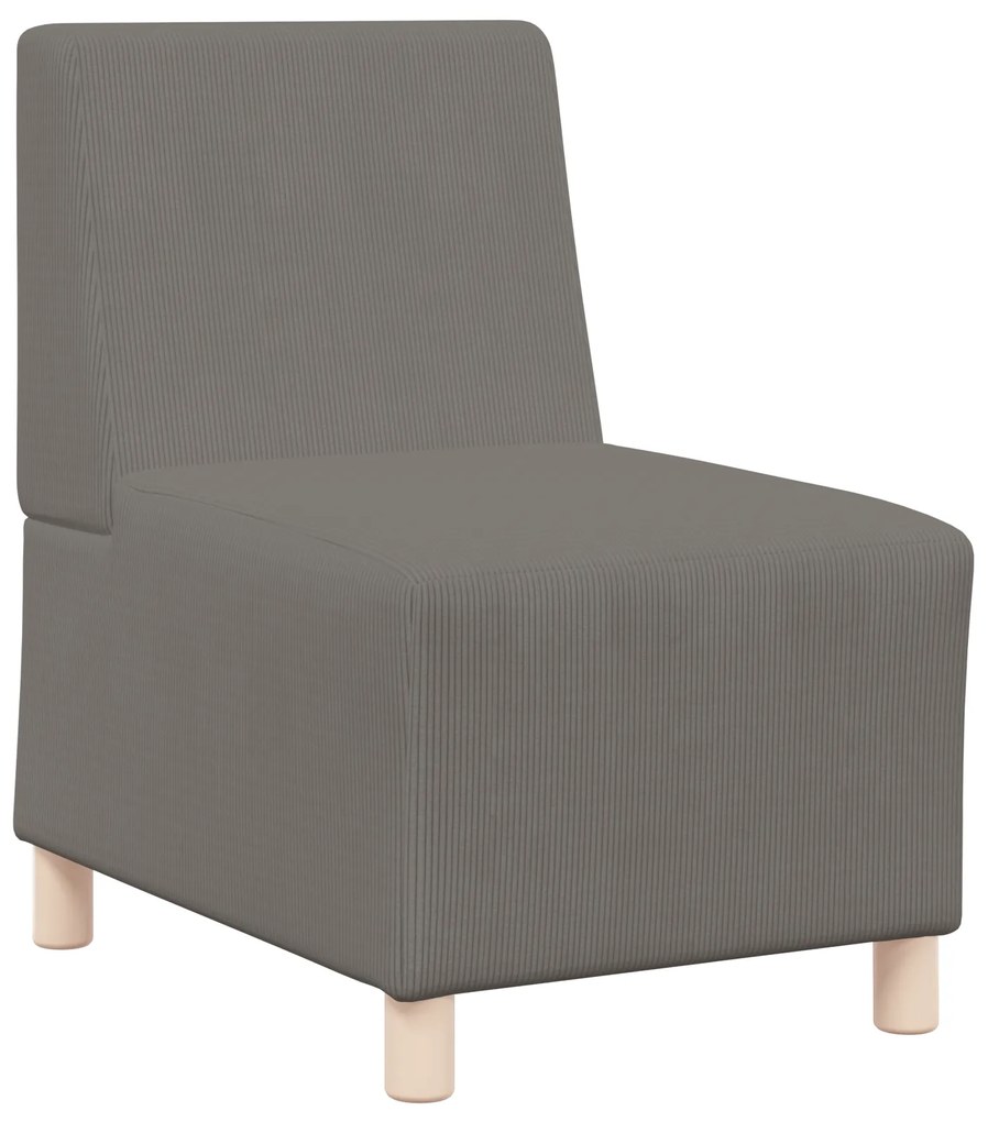 4108496 vidaXL Диван стол Светлосиво 55 x 74 x 82 см Кадифе