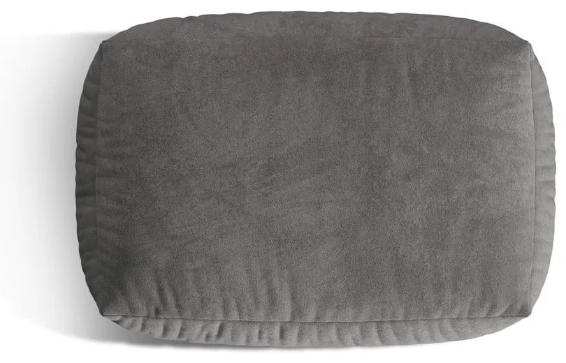 Сива кадифена модулна табуретка Martina – Micadoni