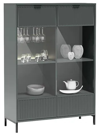 шкаф-витрина с две стъклени врати LINKaSTYLE LS-8