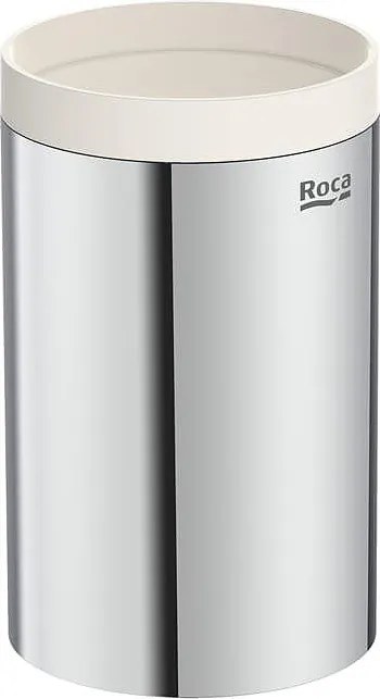 Чаша за четка за зъби, A817594C00, Roca, метал, хром, 7.4х7.4х12.1см
