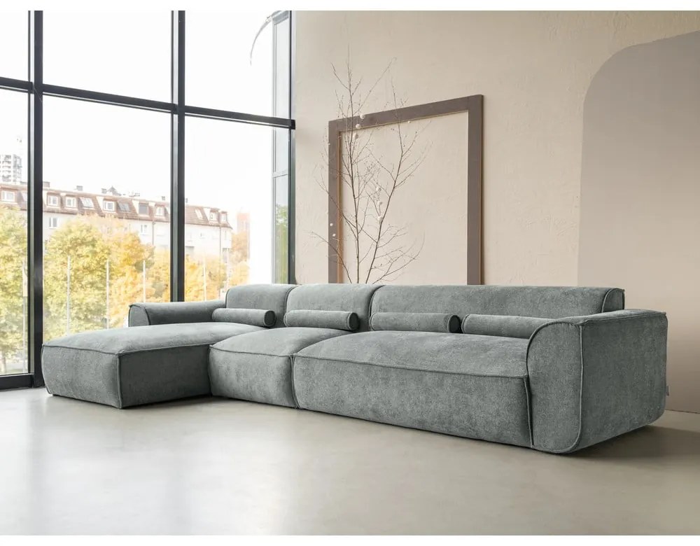 Зелен ъглов диван (ляв ъгъл) Flex Felix – Miuform