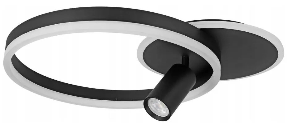 LED таванно осветително тяло LED/38W/230V + 1xGU10/30W черно