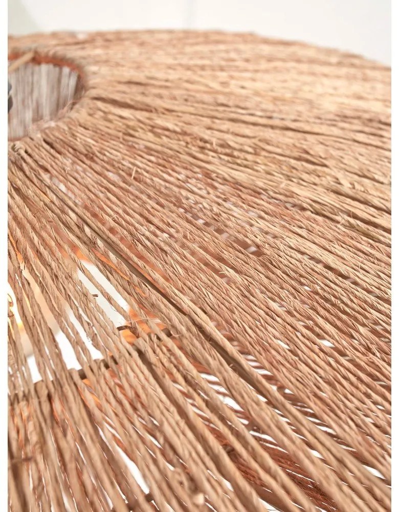 Висяща лампа с абажур от юта в естествен цвят ø 40 cm Iguazu - Good&Mojo