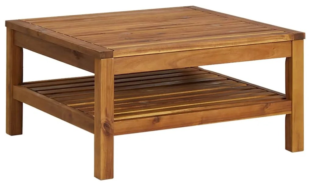 316292 vidaXL Маса за кафе, 65x65x35 см, акациево дърво масив