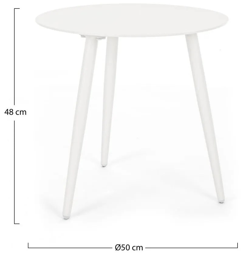 Алуминиева кръгла градинска масичка ø 50 cm Ridley – Bizzotto