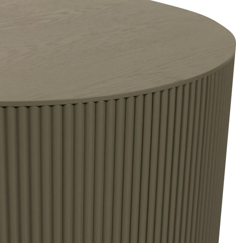 Кръгла масичка за кафе в цвят каки ø 60 cm Sanne - WOOOD