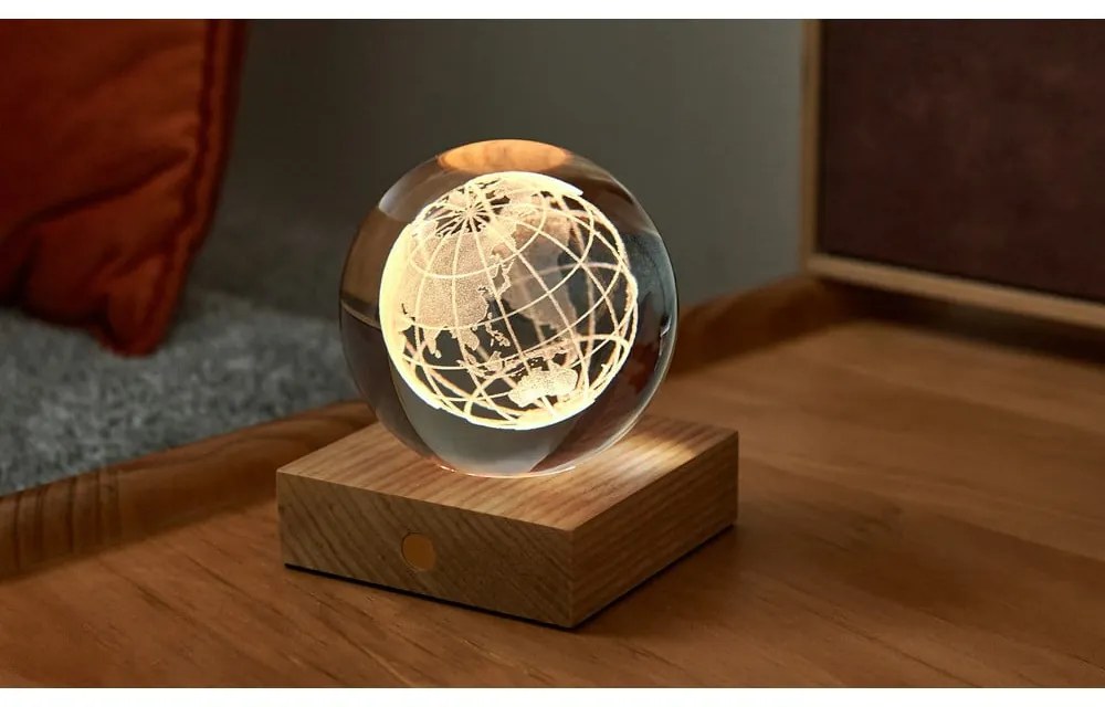 Тъмнокафява светлинна декорация с USB Amber – Gingko