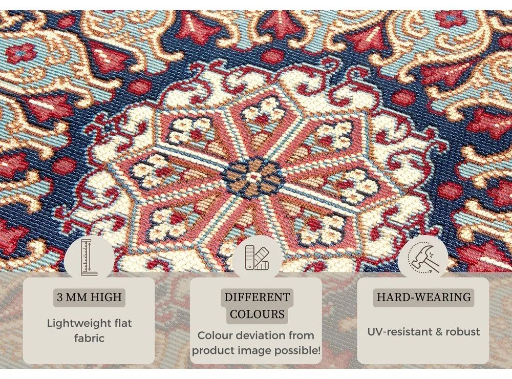 Червен външен килим 120x180 cm Kadi - Hanse Home