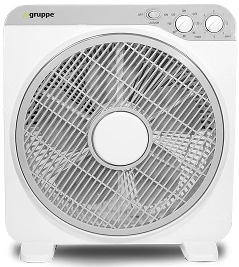 Вентилатор Gruppe Box Fan KYT-12DII-Бял