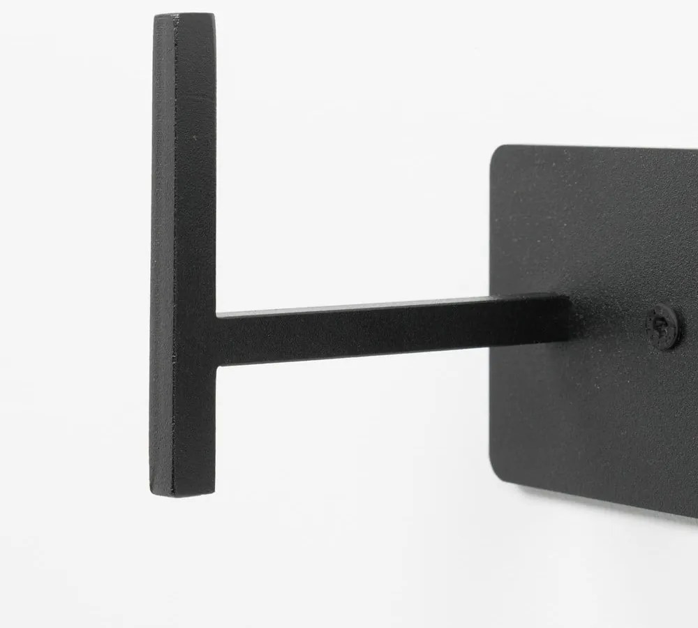 Черна метална стенна закачалка Chapman - Spinder Design