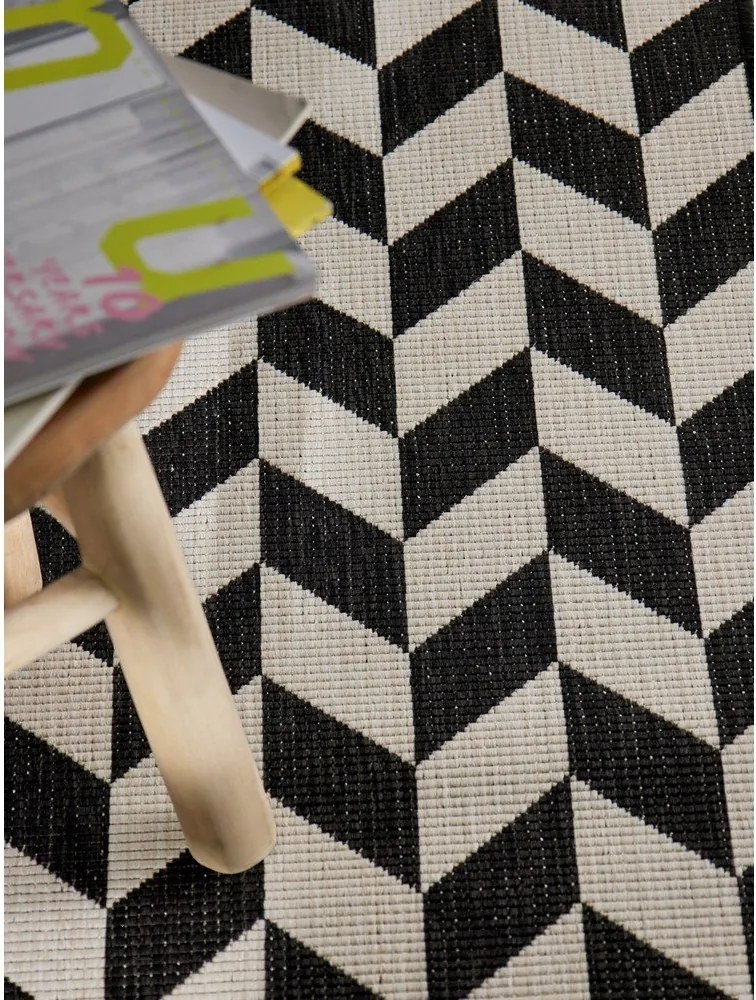 Черна/кремава пътека за открито и закрито 80x200 cm Haringey Terrick – Ted Baker