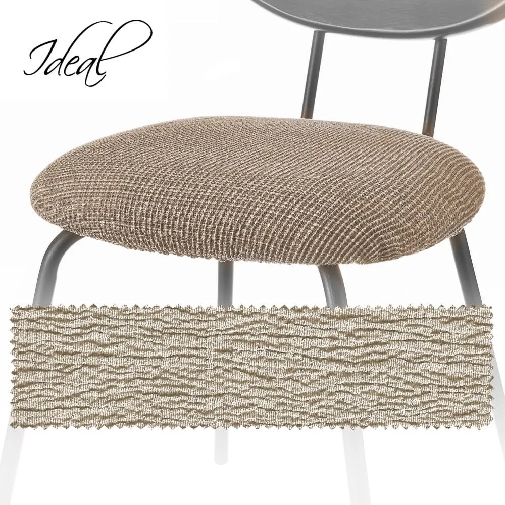 Кафяво ластично покривало за стол Ideal – Casa Selección