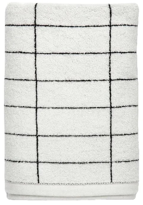 Бяла памучна кърпа 50x100 cm Tile Stone - Mette Ditmer Denmark