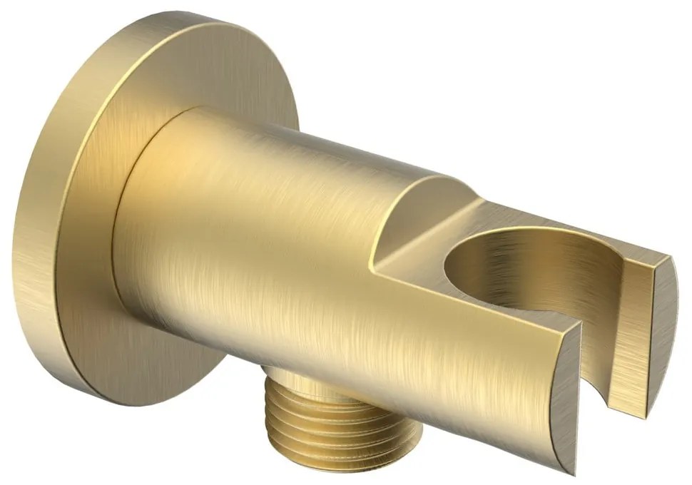 Месингова част за свързване към душ в златист цвят ø 5 cm – Sapho