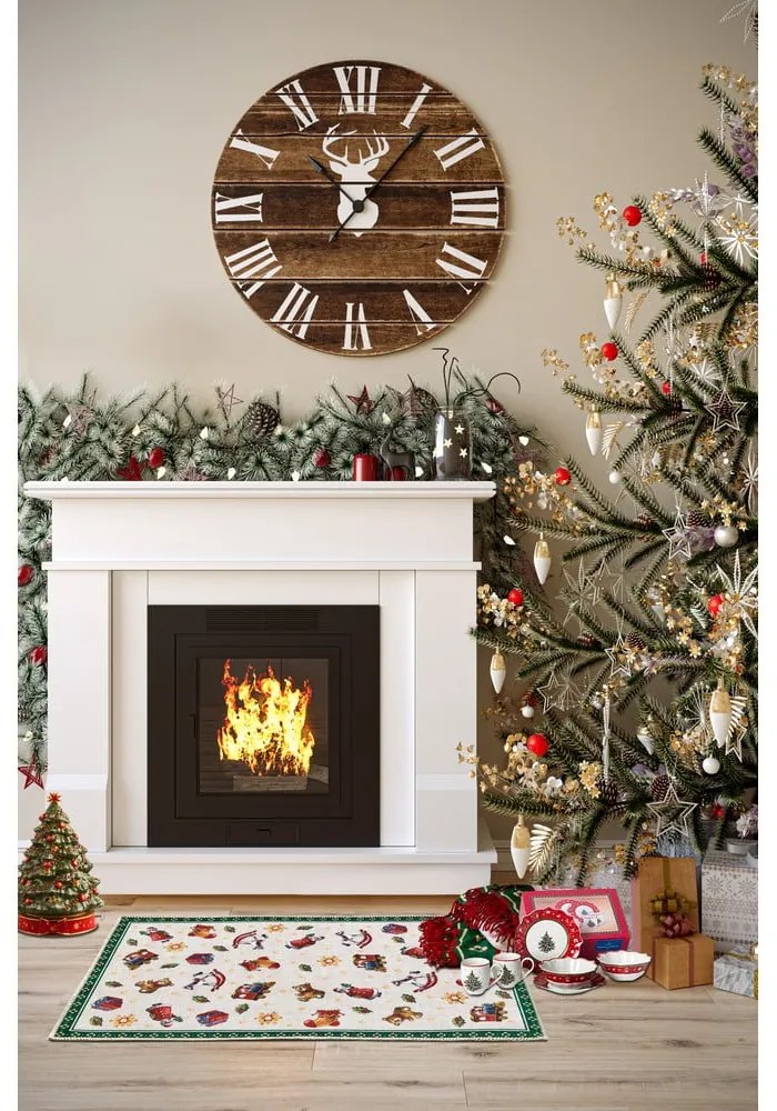 Зелен килим с коледен мотив 50x80 cm Green Christmas – Villeroy&amp;Boch