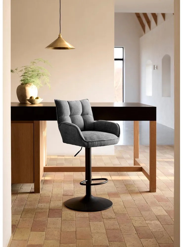 Сиви бар столове в комплект от с регулируема височина 2 бр. Marilla – Unique Furniture