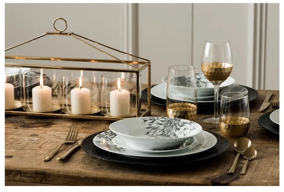 Комплект от 16 прибори за хранене от неръждаема стомана Glow Avie - Premier Housewares