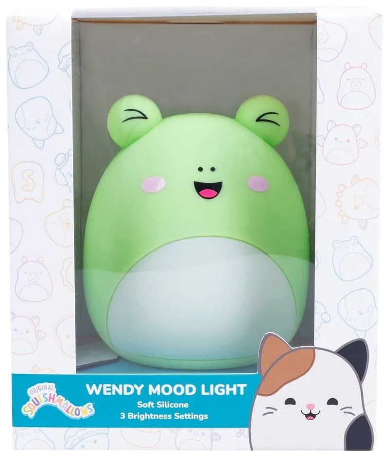Зелена детска нощна лампа Fizz Wendy – SQUISHMALLOWS