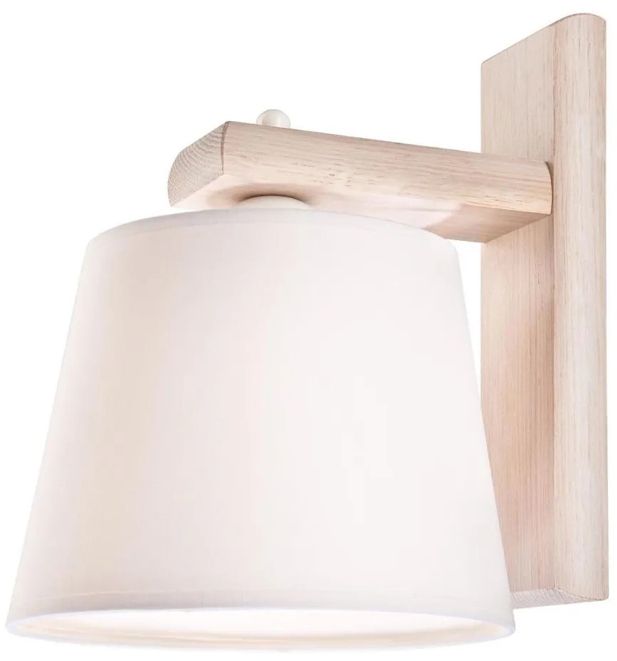 Стенно осветително тяло 1xE27/60W/230V дъб