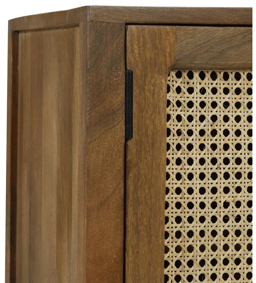 Кафяв скрин от мангово дърво 88x84 cm Nipas - Light &amp; Living