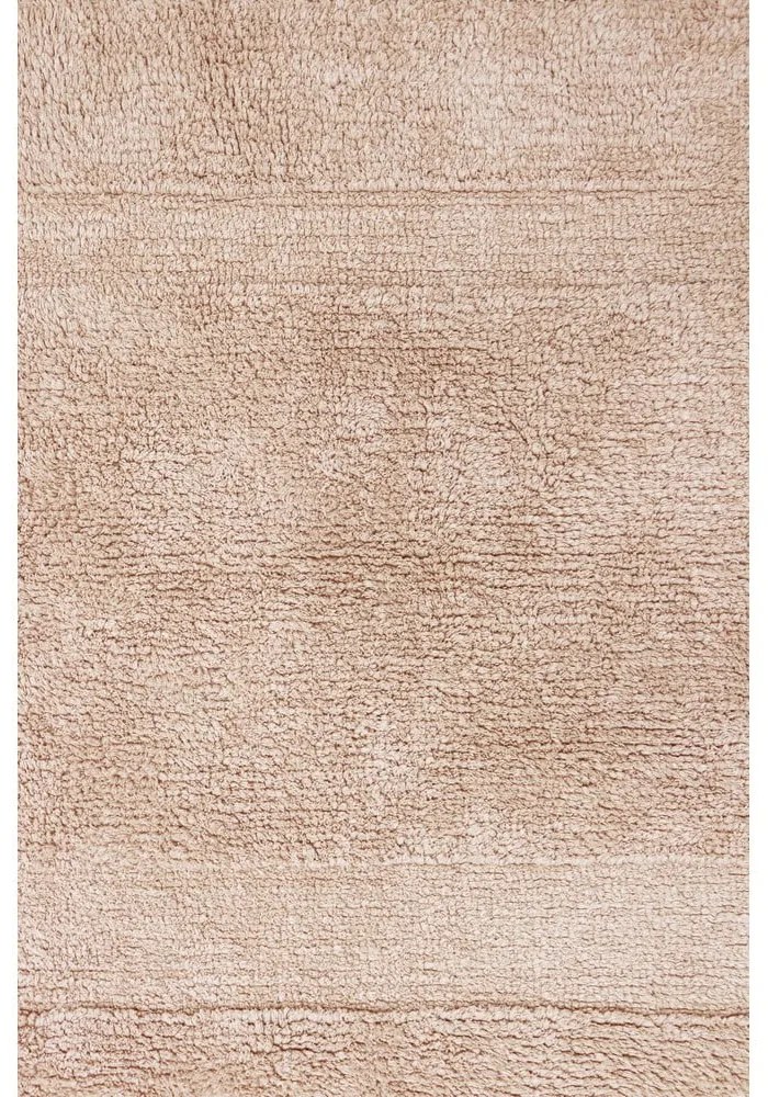 Светлорозов ръчно изработен памучен килим подходящ за пране 140x200 cm Bloom Rose – Lorena Canals