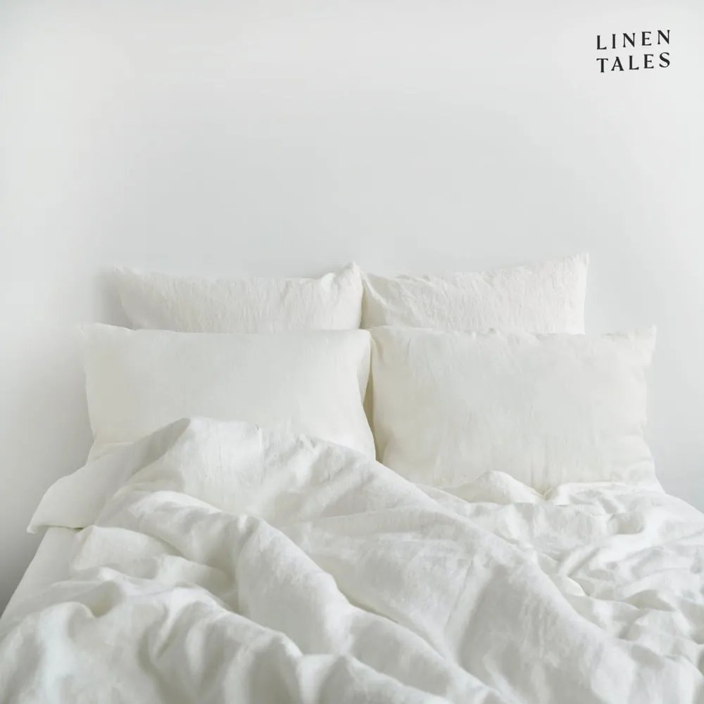 Бяло спално бельо за единично легло 135x200 cm - Linen Tales