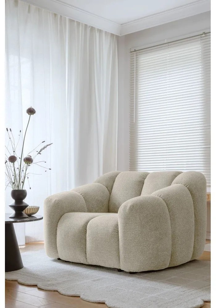 Бежово кресло Shell – Miuform