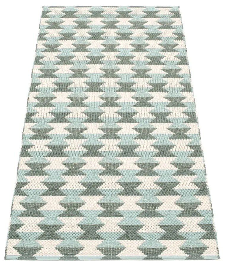 Зелена и тюркоазена пътека за открито и закрито 70x160 cm Dana Army – Pappelina