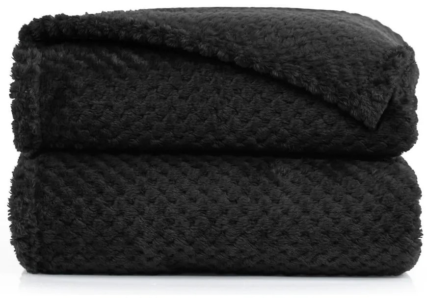 Черно одеяло от микрофибър , 170 x 210 cm Henry - DecoKing