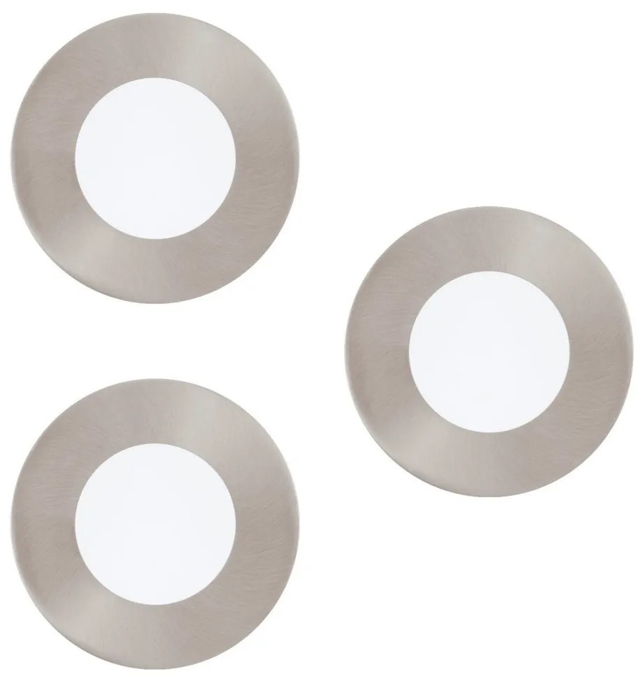 Eglo 33216 - комплект от 3 димируеми вградени осветителни тела за окачен таван LED RGBW FUEVA-C LED/3W/230V