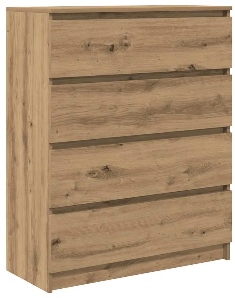 3328488 vidaXL Сайдборд, дъб артизан, 80x35x99 см, инженерно дърво
