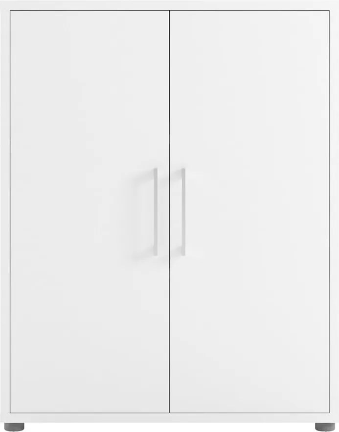 Бяла модулна библиотека 89x113 cm Prima – Tvilum