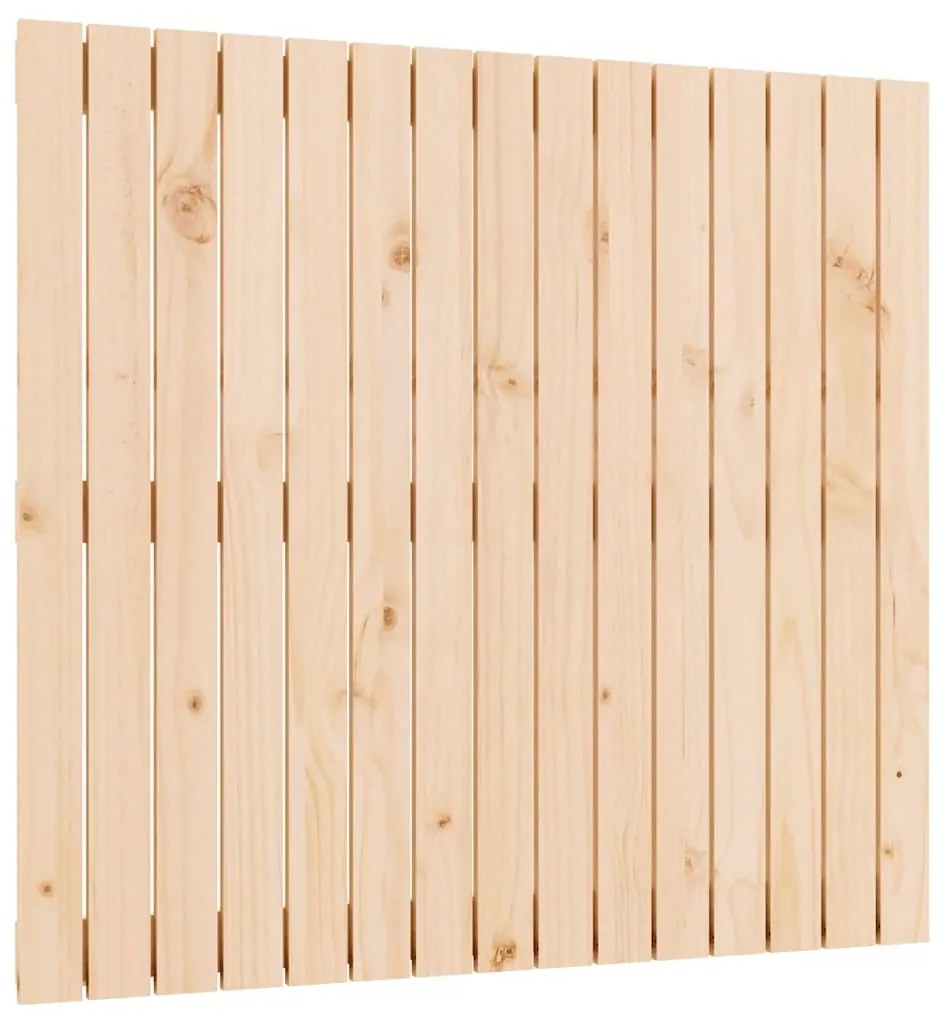 824883 vidaXL Стенна табла за спалня, 95,5x3x90 см, борово дърво масив