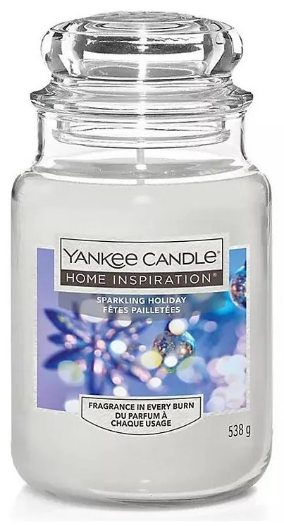 Yankee Candle - Ароматна свещ SPARKLING HOLIDAY голяма 538 гр 110-150 часа