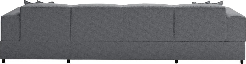 Ъглов диван Santos U-Тъмносив