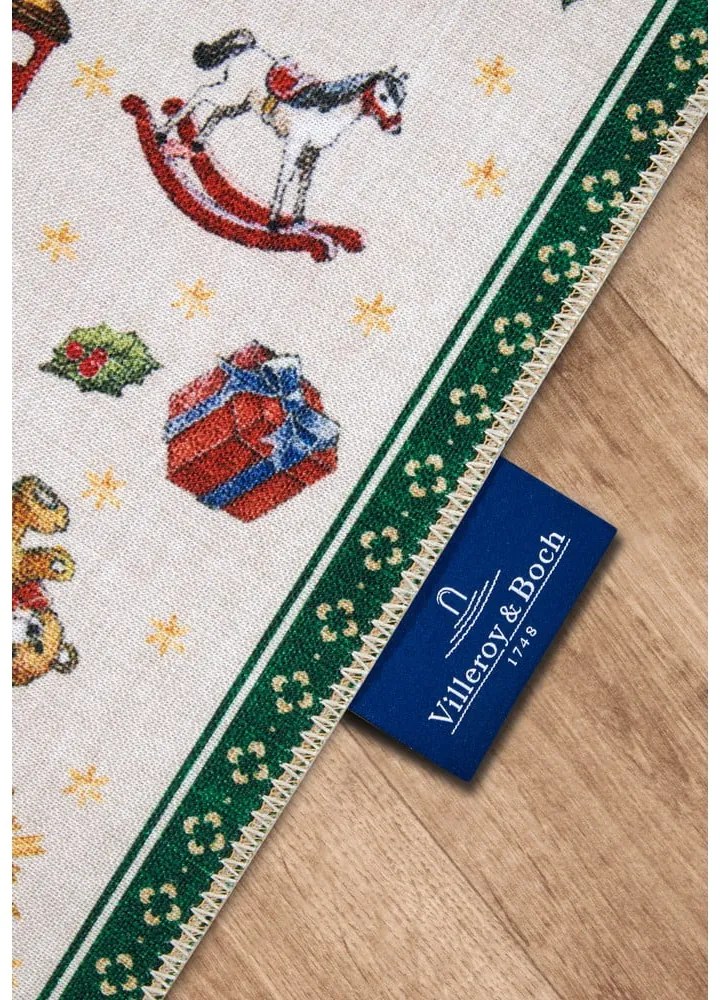 Зелен килим с коледен мотив 50x80 cm Green Christmas – Villeroy&amp;Boch