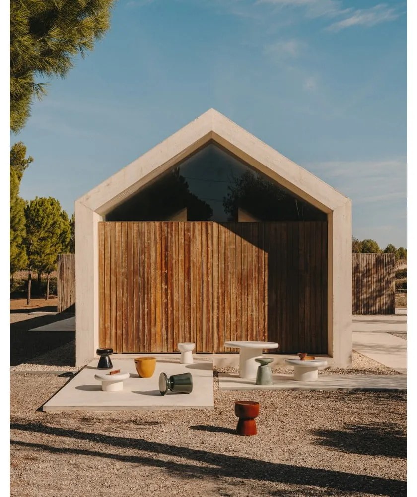 Керамична кръгла градинска масичка ø 45 cm Mesquida – Kave Home