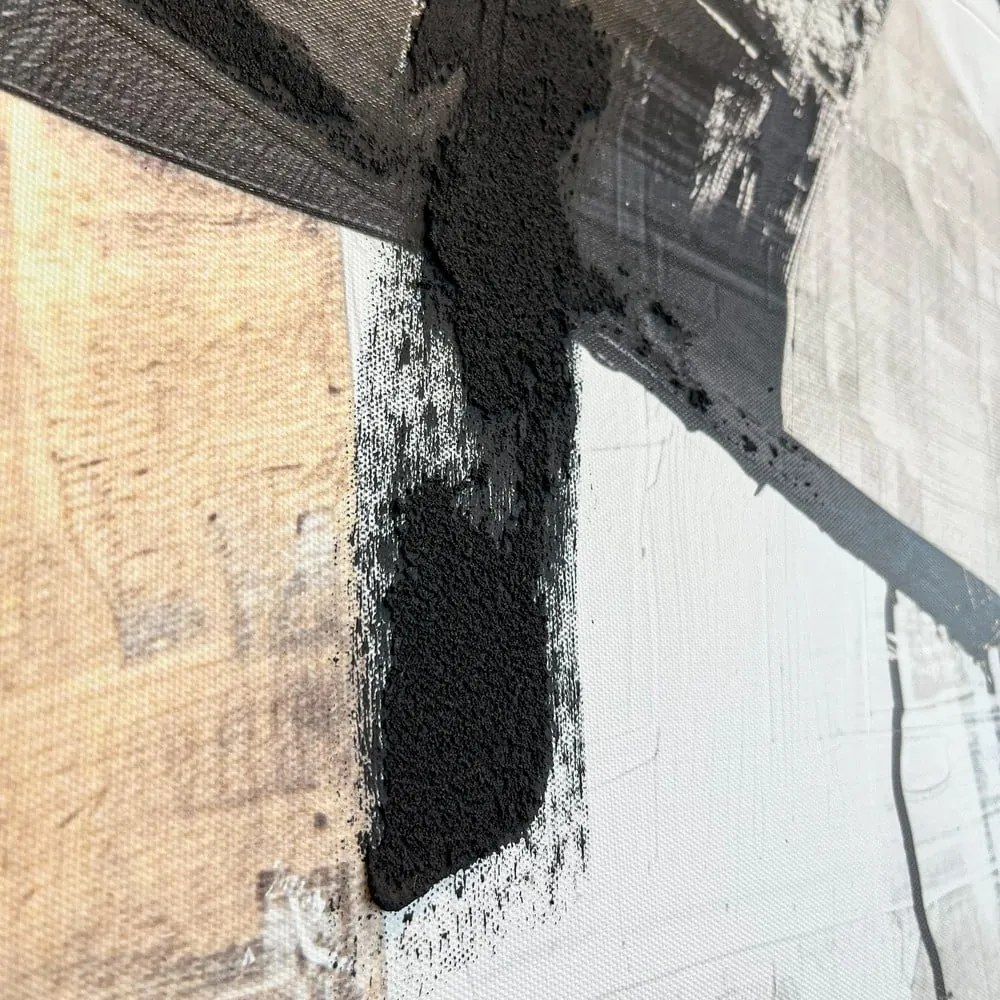 Картина с ръчно изрисувани елементи 70x100 cm Ash – Styler