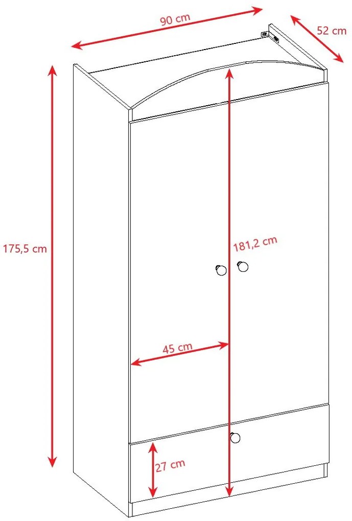 Гардероб Babydreams Cartoon-Leuko-Unicorn