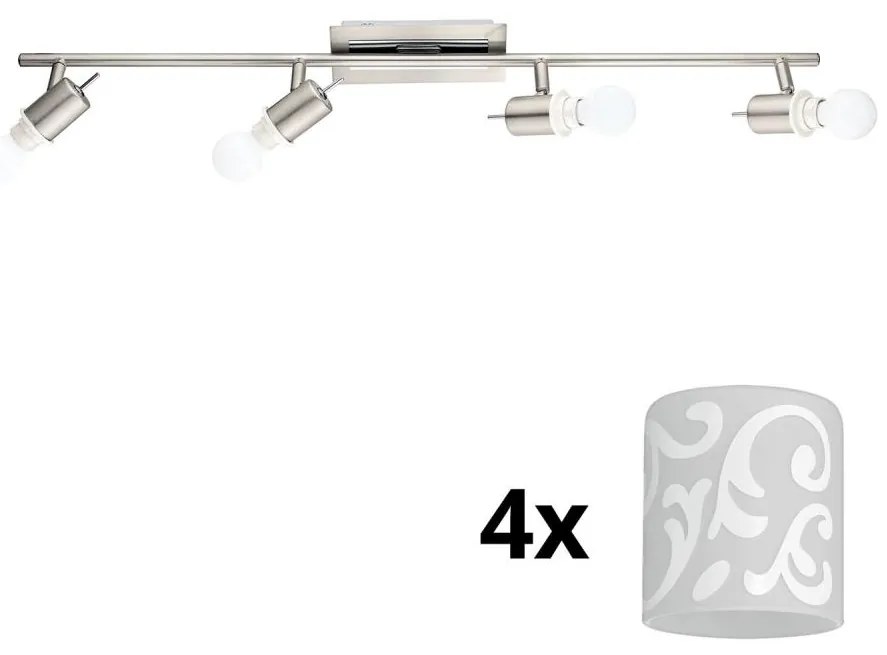 Eglo - LED точкови лампи MY CHOICE 4xE14/4W/230V хром/бяло